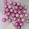 60ct. 2.5" Bubblegum Pink Shatterproof Plastic Ball Ornaments